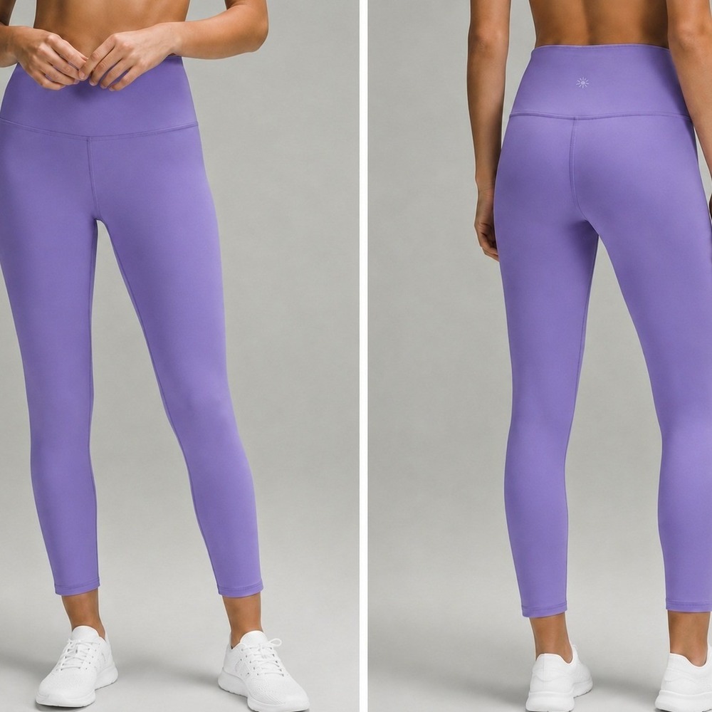OFFLINE by Aerie Goals High Rise 7/8 Leggings Women Size Small Lavender Sporty